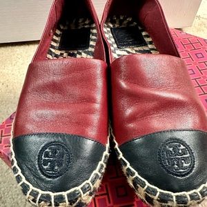 Tory Burch Platform Espadrille Shoes size 5.5